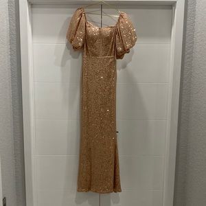 Gold gown